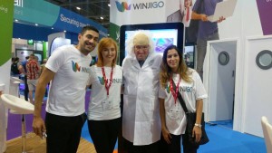 Exhibition Promo Staff working at BETT Excel London